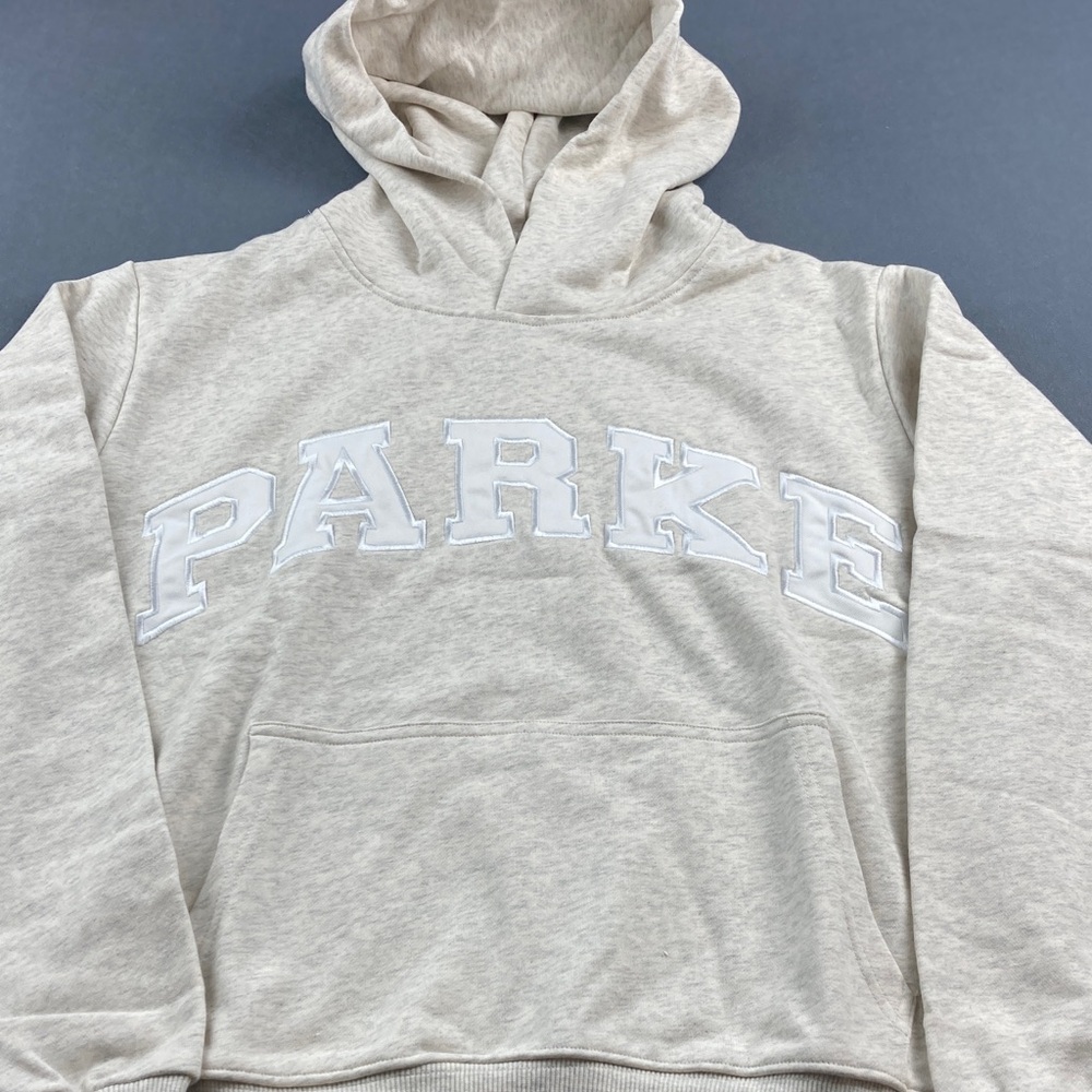 Parker Women's Cream Hoodie Sweatshirt